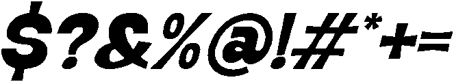 Mabystar Italic otf (400) Font OTHER CHARS
