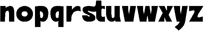 Mabystar otf (400) Font LOWERCASE