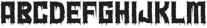 Macabre Night Regular otf (400) Font UPPERCASE