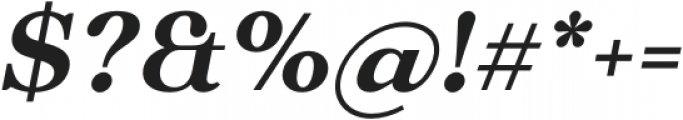 Macaw Bold Italic otf (700) Font OTHER CHARS