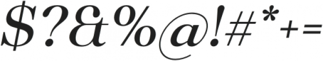Macaw Italic otf (400) Font OTHER CHARS