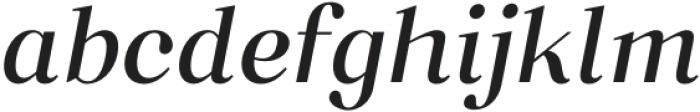 Macaw Italic otf (400) Font LOWERCASE