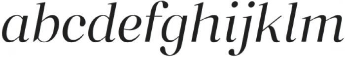 Macaw Light Italic otf (300) Font LOWERCASE