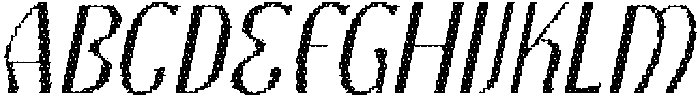 Macelon Disco Italic otf (400) Font UPPERCASE