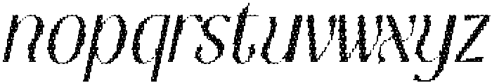 Macelon Disco Italic otf (400) Font LOWERCASE