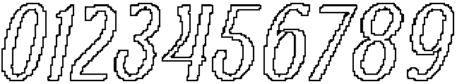 Macelon Pixel Outline otf (400) Font OTHER CHARS