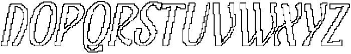 Macelon Pixel Outline otf (400) Font UPPERCASE