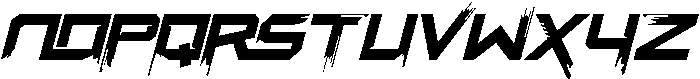 Machine Learning Regular Italic otf (400) Font UPPERCASE