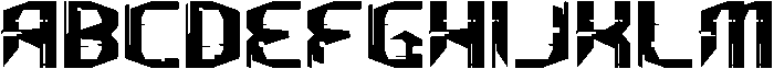Machine Process Regular otf (400) Font UPPERCASE