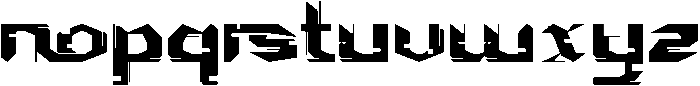 Machine Process Regular otf (400) Font LOWERCASE