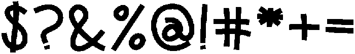 Machou Bold otf (700) Font OTHER CHARS