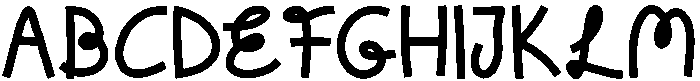 Machou Bold otf (700) Font UPPERCASE