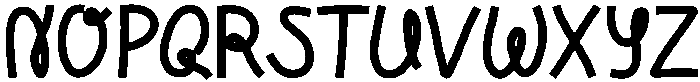 Machou Bold otf (700) Font UPPERCASE