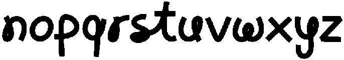 Machou Bold otf (700) Font LOWERCASE