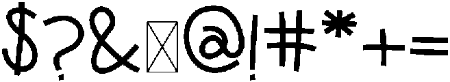 Machou Regular otf (400) Font OTHER CHARS