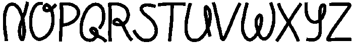 Machou Regular otf (400) Font UPPERCASE