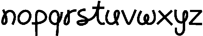 Machou Regular otf (400) Font LOWERCASE