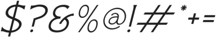 Mackenzin Italic otf (400) Font OTHER CHARS