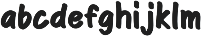 Macomic Brush Regular otf (400) Font LOWERCASE