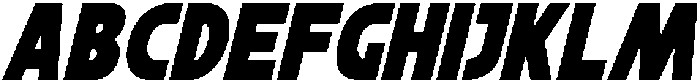 Mactis Italic otf (400) Font UPPERCASE