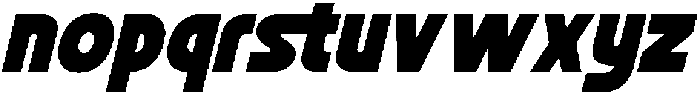 Mactis Italic otf (400) Font LOWERCASE