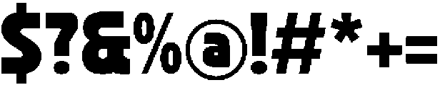Mactis otf (400) Font OTHER CHARS