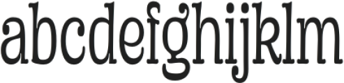 Mad Rascal Extra Light Condensed otf (200) Font LOWERCASE