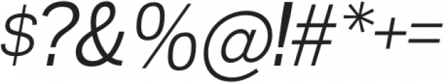 Madawaska Book Italic otf (400) Font OTHER CHARS