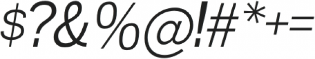 Madawaska Smallcaps Book Italic otf (400) Font OTHER CHARS