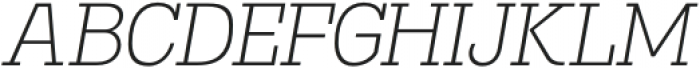 Madawaska Smallcaps ExtraLight Italic otf (200) Font LOWERCASE