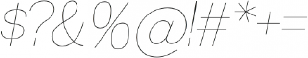 Madawaska UltraLight Italic otf (300) Font OTHER CHARS