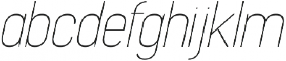 Madchen Thin Italic otf (100) Font LOWERCASE