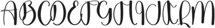 Maddening Regular otf (400) Font UPPERCASE