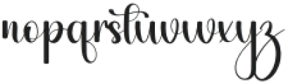 Maddison Handmade Regular otf (400) Font LOWERCASE