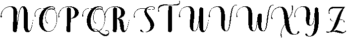 Maddison Regular otf (400) Font UPPERCASE