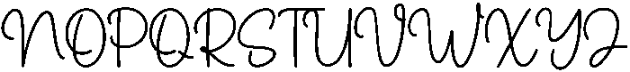 Maddison Stylish Regular otf (400) Font UPPERCASE