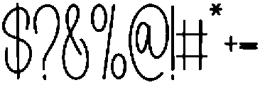 Maddisone Alphabet Regular otf (400) Font OTHER CHARS