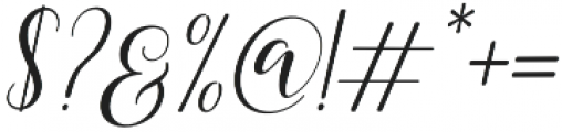 Madelina Italic otf (400) Font OTHER CHARS