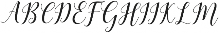 Madelina Italic otf (400) Font UPPERCASE