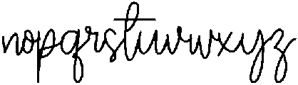 Madeline otf (400) Font LOWERCASE