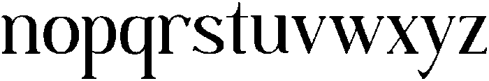 Madeline otf (400) Font LOWERCASE