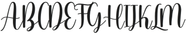 Madelyn Calligraphy Regular otf (400) Font UPPERCASE