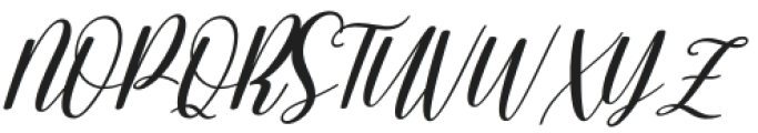 Madelyn Calligraphy Slant otf (400) Font UPPERCASE