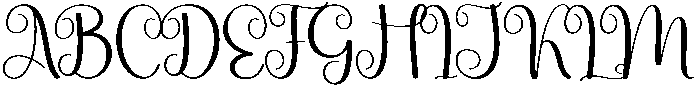 Madelyn Regular otf (400) Font UPPERCASE