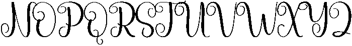 Madelyn Regular otf (400) Font UPPERCASE