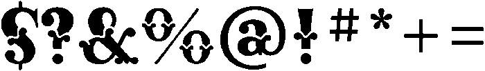 Mademoiselle Regular otf (400) Font OTHER CHARS