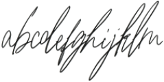 Madiena Signature Regular otf (400) Font LOWERCASE