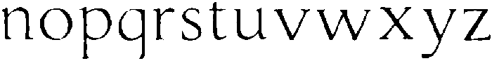 MadisonAve Regular otf (400) Font LOWERCASE