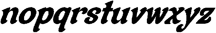 Madlin Slant otf (400) Font LOWERCASE