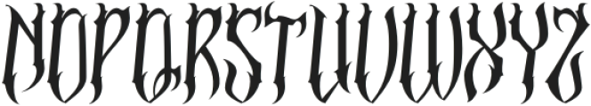 Madnes Blackletter Regular otf (900) Font UPPERCASE